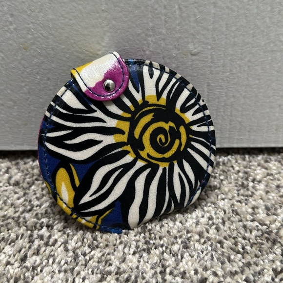 Vera Bradley Crossbody, ID Case, and Compact Mirror- African Violet - Picture 8 of 9